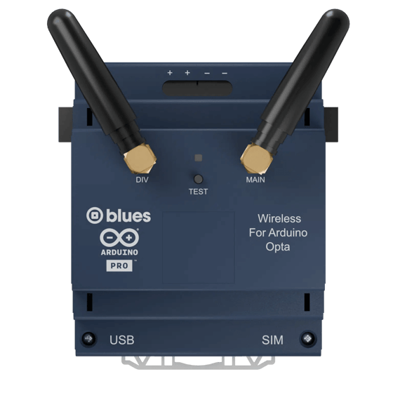 blues wireless for arduino opta