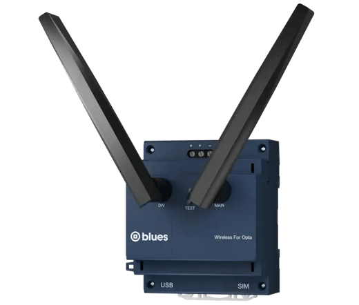 blues wireless for arduino opta