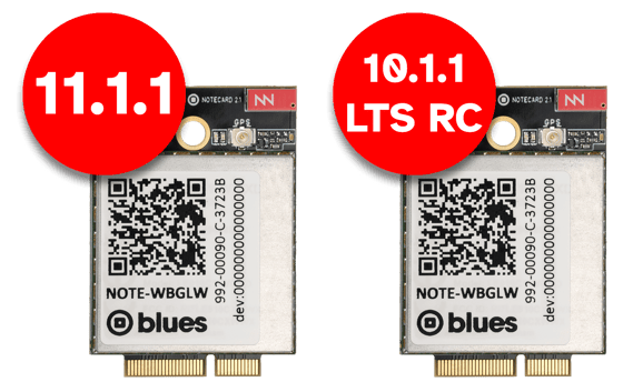 new notecard firmware